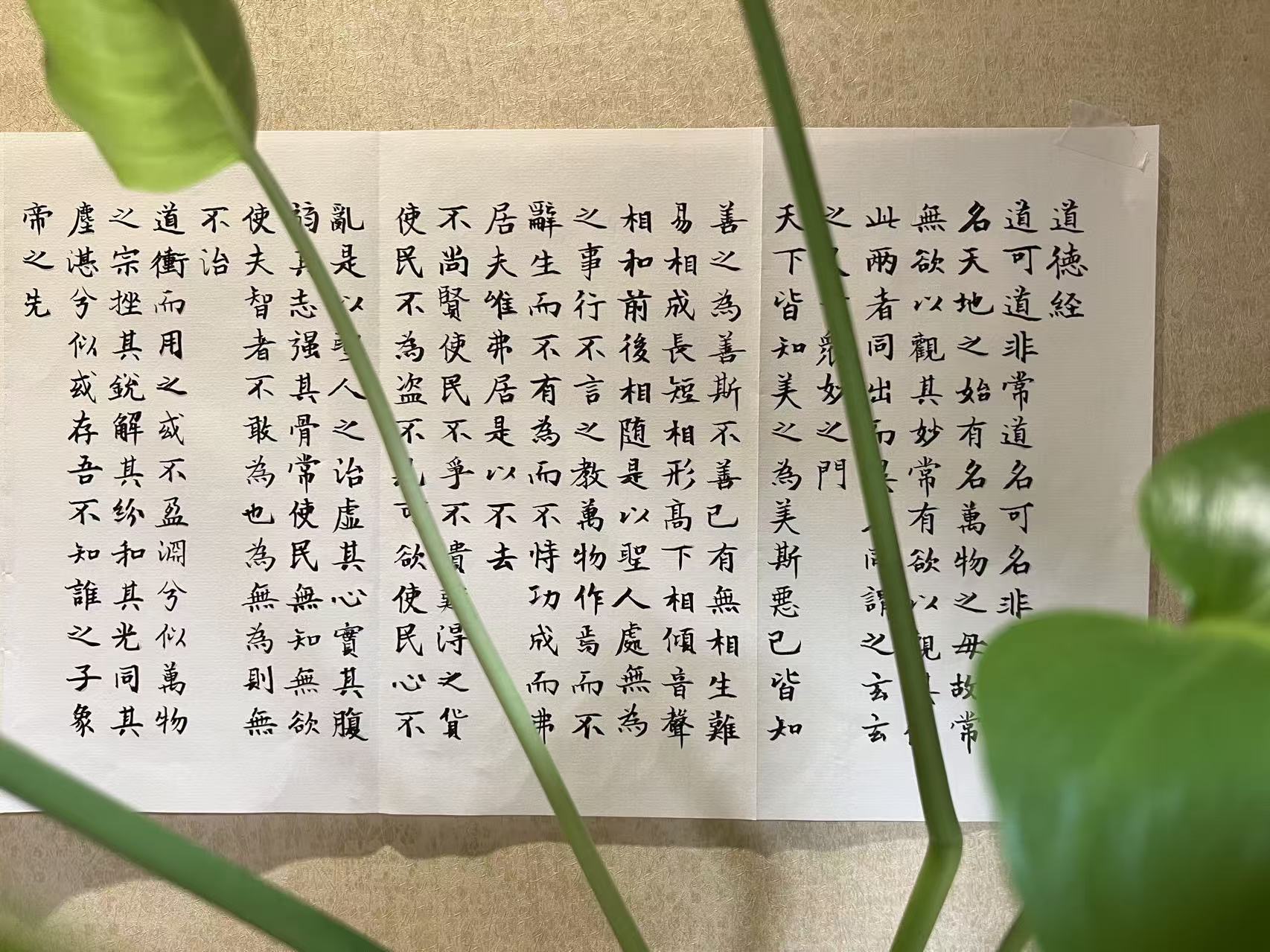 Chinese brush calligraphy